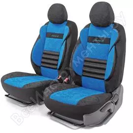Получехлы на передние сиденья AUTOPROFI COMFORT COMBO CMB-0405 BK/BL