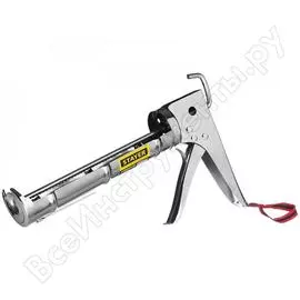 Полукорпусной хромированный пистолет для герметиков stayer professional 310мл 0662