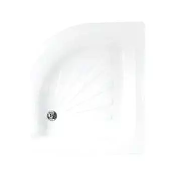 Полукруглый стальной поддон Loranto 77024