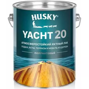 Полуматовый яхтный атмосферостойкий лак HUSKY 30138