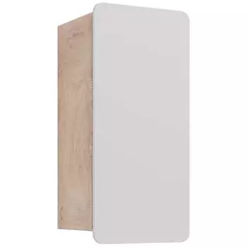 Полупенал Lemark OLIVIA 35 см, подвесной, 1 дверный, открывание левое/правое, цвет корпуса: дуб кантри, цвет фасада: LM08OL35PL