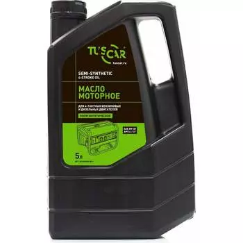 Полусинтетическое четырехтактное масло TUSCAR SAE 5W30, API SJ/CF 301042045-50-1