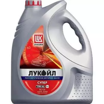 Полусинтетическое масло Лукойл СУПЕР SAE 10W-40, API SG/CD 19193