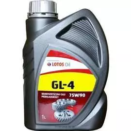 Полусинтетическое трансмиссионное масло lotos SEMISYNTHETIC GEAR OIL GL-4, SAE 75W90 WK-K100D90-0NA