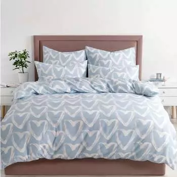 Полутораспальный комплект постельного белья Guten Morgen Affairs of the heart GMБ-1150-143-150-50