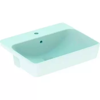 Полувстраиваемая накладная раковина Geberit