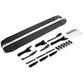 Пороги на автомобиль для Exeed VX I 2020-н.в. Rival Black F193ALB.0906.1