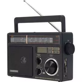 Портативный радиоприемник Harper HDRS-099 black H00000444