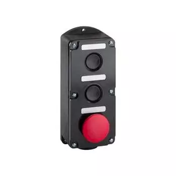 Пост кнопочный КЭАЗ ПКЕ-222 3 У2 IP54 красн. гриб 150759