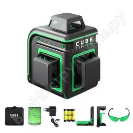 Построитель лазерных плоскостей ADA Cube 3-360 GREEN Home Edition А00566