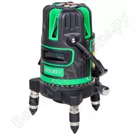Построитель лазерных плоскостей instrumax greenliner 4v im0121