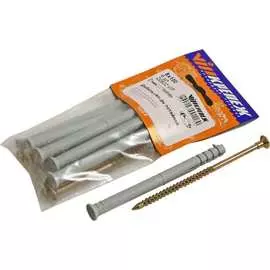 Потайной дюбель-гвоздь vipкрепеж 8х100 6 шт. 20822 VIP