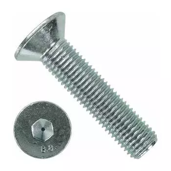Потайной оцинкованный винт 23 БОЛТА 5x20 DIN7991 10 шт. впш520ф