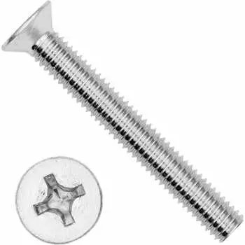 Потайной оцинкованный винт BEFAST М8x20, DIN965 965F08020150S