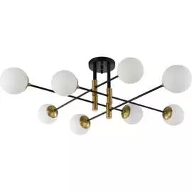 Потолочная люстра Crystal lux FIDEL PL8 BLACK