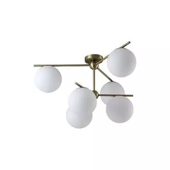 Потолочная люстра Crystal lux FELIZ SP-PL6 BRONZE/WHITE