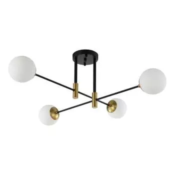 Потолочная люстра Crystal lux FIDEL PL4 BLACK