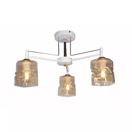 Потолочная люстра imex 3х60вт e27 md.4237-3-s wh+fgd