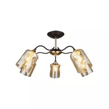 Потолочная люстра IMEX MD.4052-5-S BK+FGD