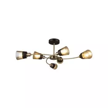 Потолочная люстра IMEX MD.4045-6-S AB+BK