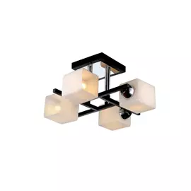 Потолочная люстра imex 4х60вт e27 md.0073-4-s wenge+ch
