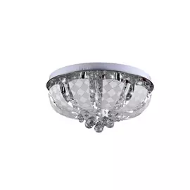 Потолочная люстра imex 6х60вт e14, пульт ду, led md.1146-6-s ch