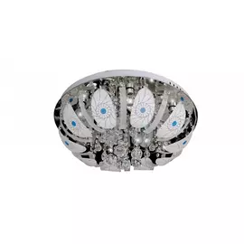 Потолочная люстра imex 8х60вт e14, пульт ду, led md.0214-8-s ch