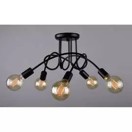 Потолочная люстра РОССВЕТ 20870 BK/5C