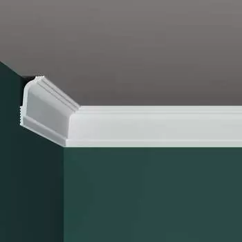 Потолочный плинтус для натяжных потолков ПРАЙМДЕКОР XPS профиль R-70 длина 2м 17000