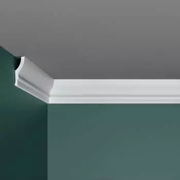 Потолочный плинтус для натяжных потолков ПРАЙМДЕКОР XPS профиль P-60 длина 2м 15400