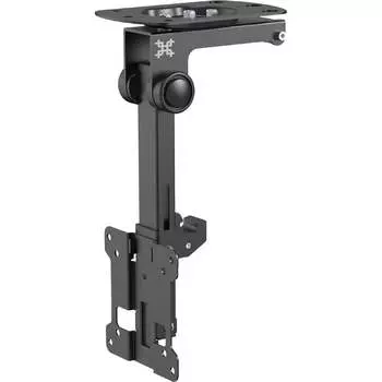 Потолочный подполочный наклонно-поворотный телескопический складной быстросъемный кронштейн для телевизора или монитора UNITEKI lcd3110cb 22027