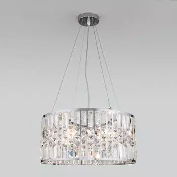 Потолочный светильник Eurosvet 10125/5 хром/прозрачный хрусталь strotskis a054445