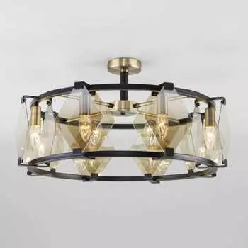 Потолочный светильник Eurosvet 60126/8 черный a054453