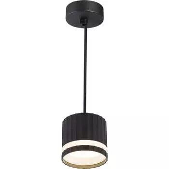 Потолочный светильник FERON barrel hl3698 olympus levitation 12w, 230v, gx53, черный, на подвесе 1,7 м 48684