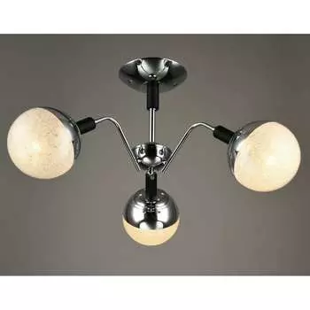 Потолочный светильник Мелодия Света P7281-3 BK+CR 25753