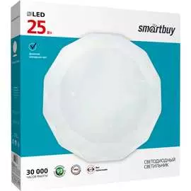 Потолочный светодиодный светильник Smartbuy Diamond SBL-Dmd-25-W-6K