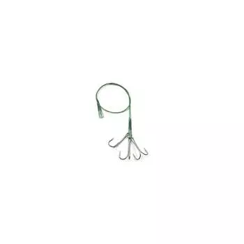 Поводок стальной Namazu leader 1x7 nylon coated green N-LS33-30D1L