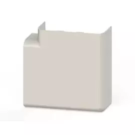 Поворот EKF 90 градусов 105х50 белый abw-105-50x2