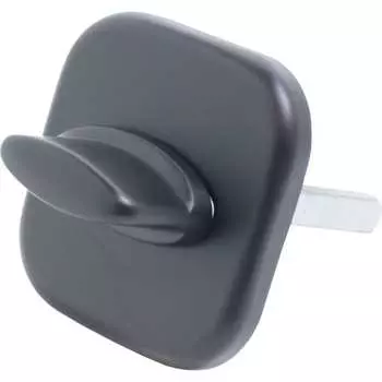 Поворотник БУЛАТ НДФ 04.02 ФОРТЕ матовый черный, квадрат 8x8 мм 14950