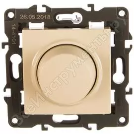 Поворотно-нажимной светорегулятор ЭРА 14-4101-02 Elegance Б0034340