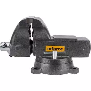 Поворотные слесарные тиски Inforce