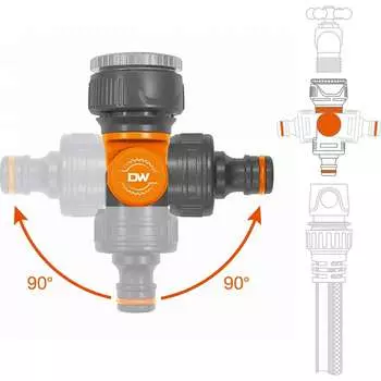 Поворотный адаптер для крана 3/4" и 1" DAEWOO DWC 1825