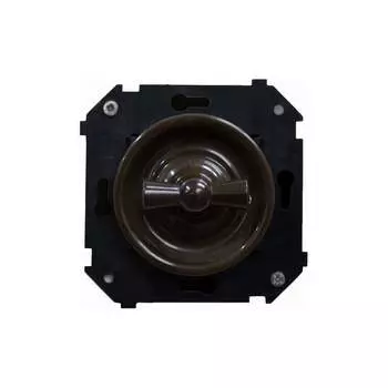 Поворотный перекрестный выключатель Bironi серия шедель B3-203-22