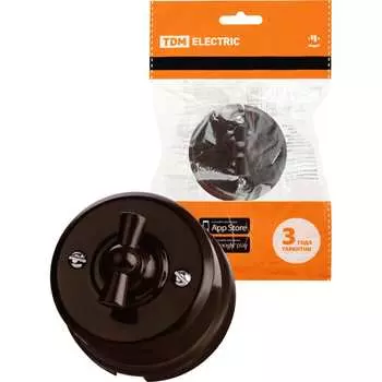 Поворотный выключатель TDM ELECTRIC Виви SQ1820-1405