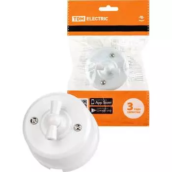 Поворотный выключатель TDM ELECTRIC Виви SQ1820-1006