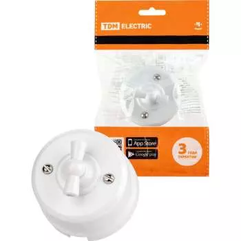 Поворотный выключатель TDM ELECTRIC Виви SQ1820-1005