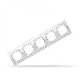 Пятиместная горизонтальная рамка UNIVersal Бриллиант 1028