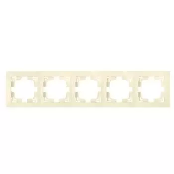 Пятиместная рамка BYLECTRICA СТИЛЬ ЮЛИГ.735212.297 бежевый