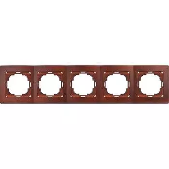Пятиместная рамка Nilson TOURAN WOOD 24260095