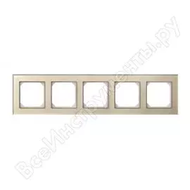 Пятипостовая рамка LIREGUS Эпсилон К14-245-05 E/ChG 28-265